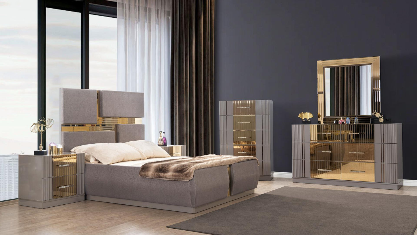 Lorenzo - King 5 Piece Bedroom Set