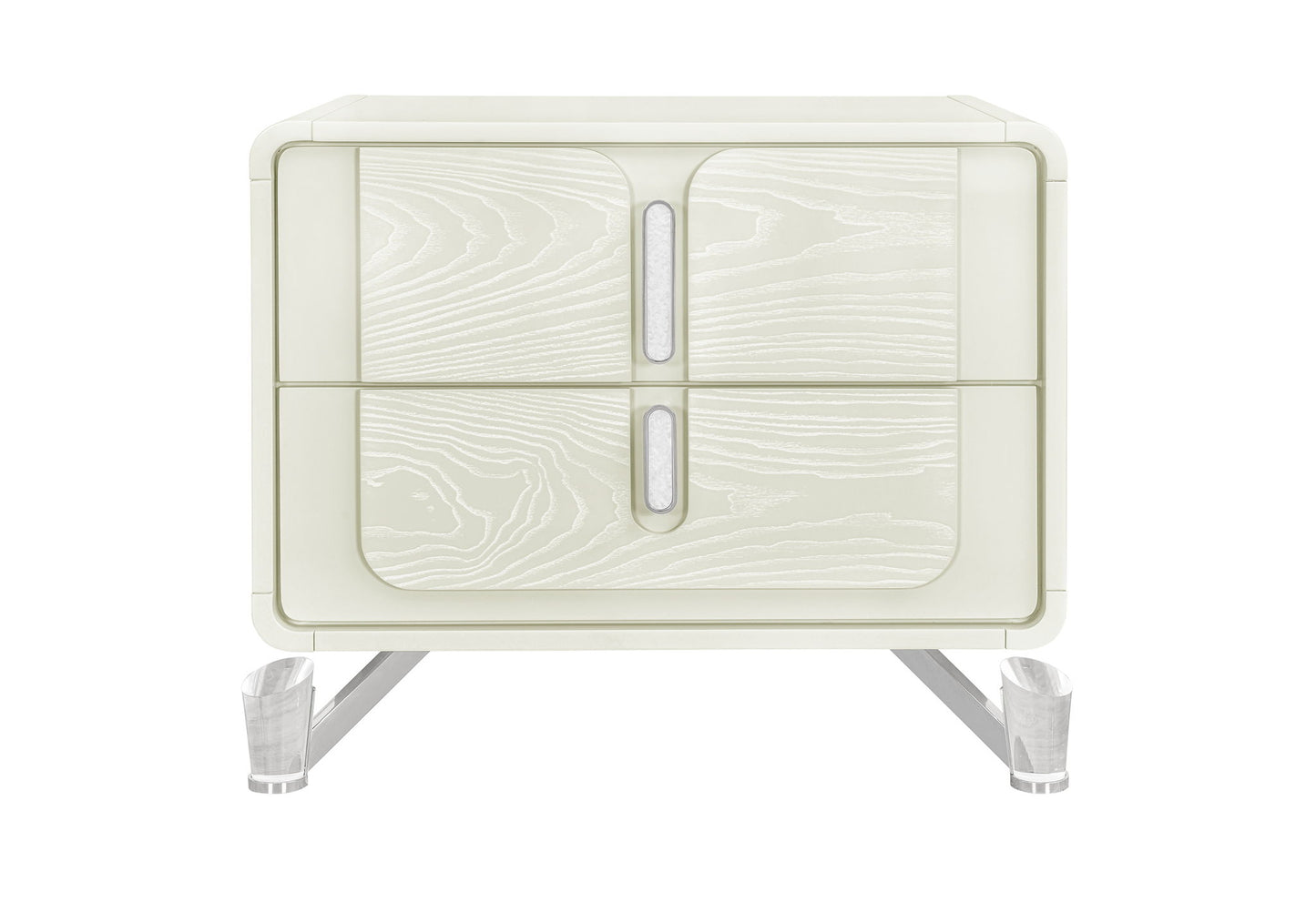Lyra - Nightstand With USB - Beige