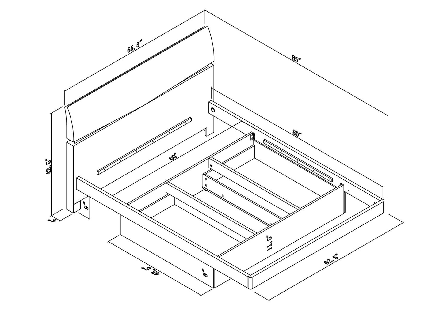 Wynn - Storage Bed