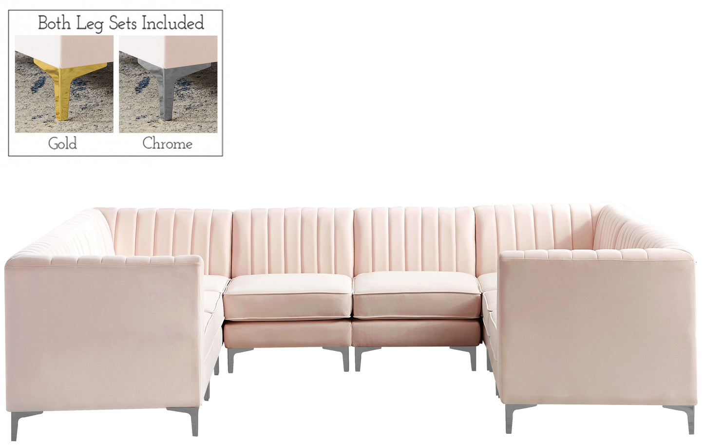 Alina - 8 Piece Modular Sectional