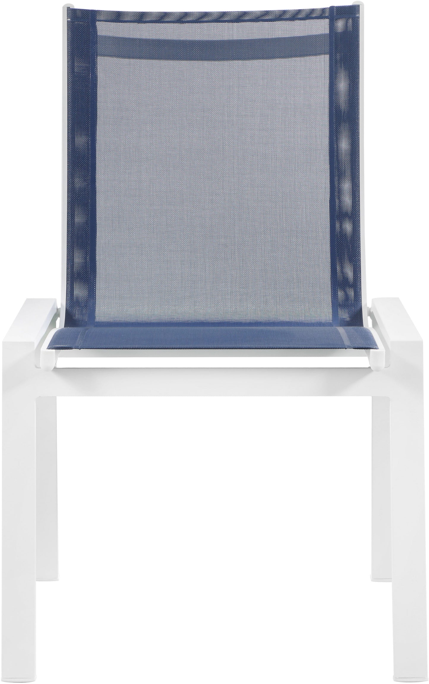 Nizuc - Outdoor Patio Dining Chair With White Frame (Set of 2)
