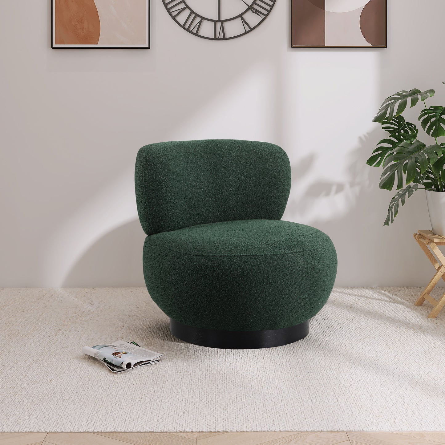 Calais - Accent Chair With Black Base