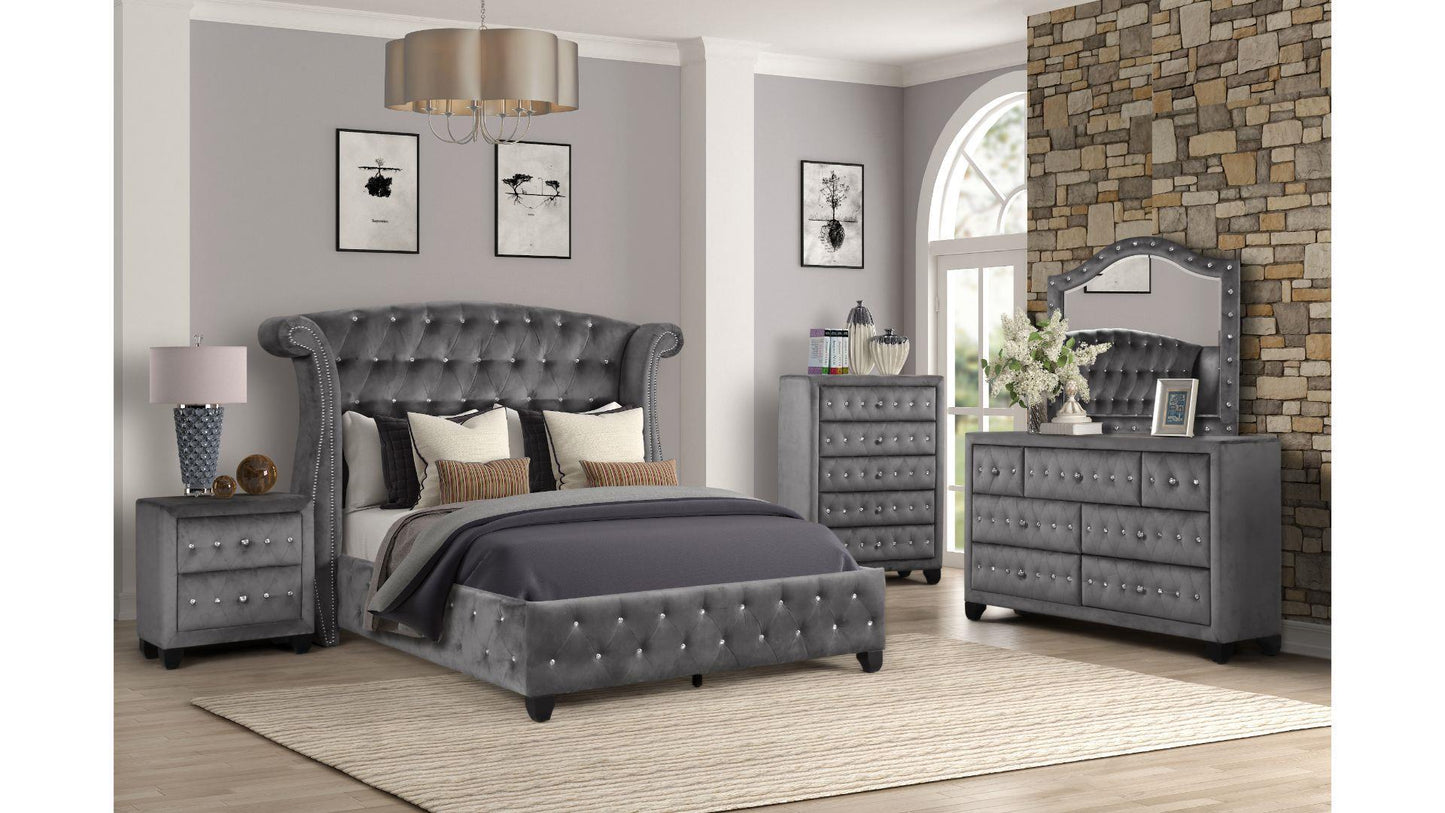 Sophia Gray - Queen 4 Piece Bedroom Set