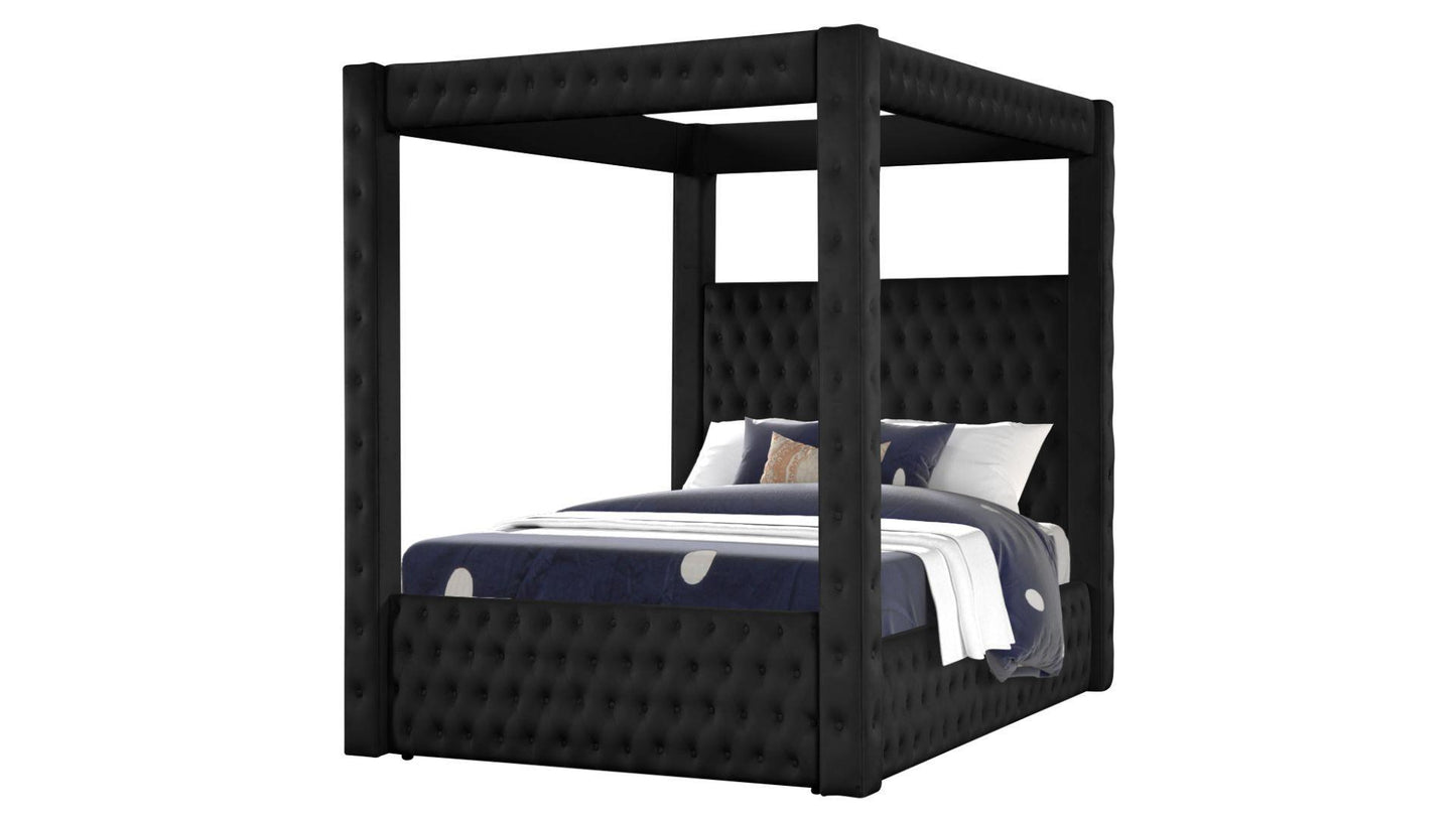 Monica Black - Queen Bed