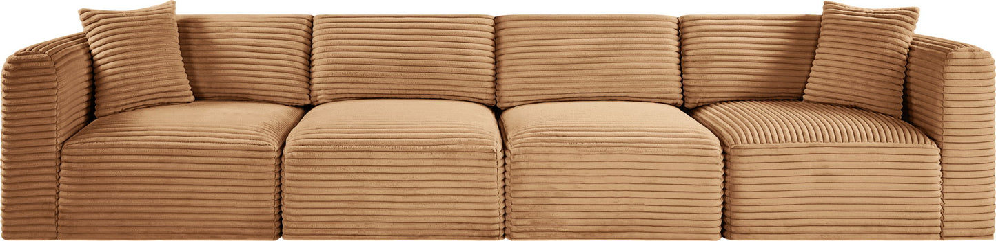 Shaggy - Fabric 4 Seat Modular Sofa