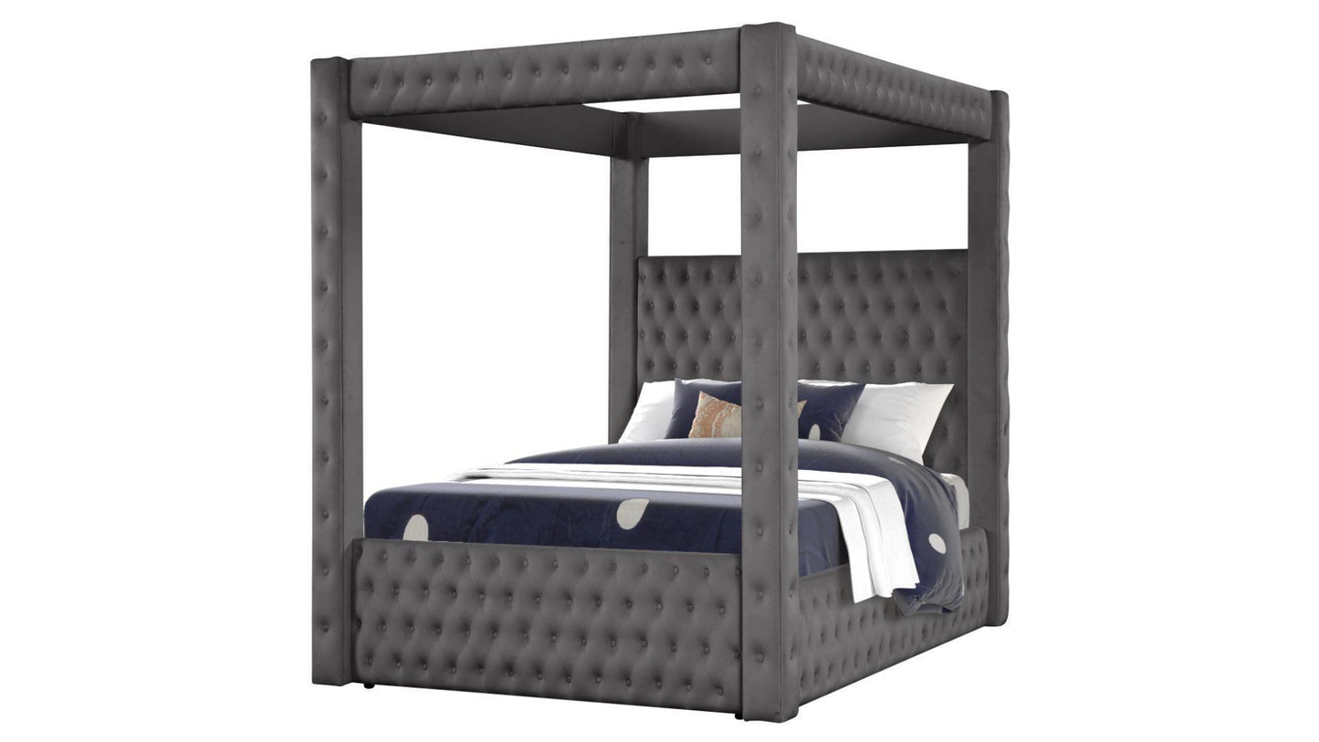 Gray Vanity Monica - Queen Bed