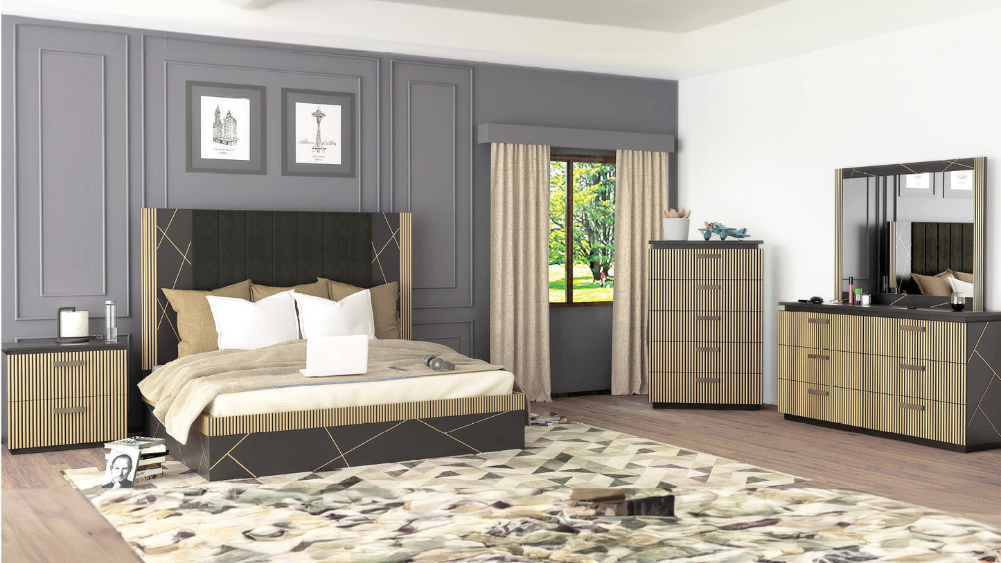 Allure - King 5 Piece Bedroom Set