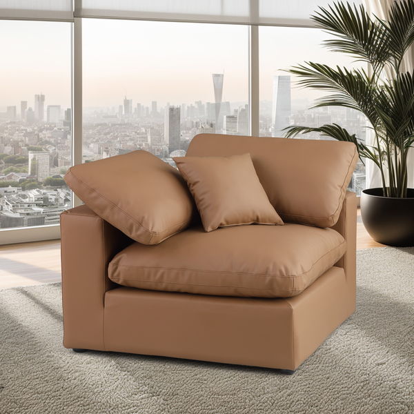Comfy - Faux Leather Corner Chair