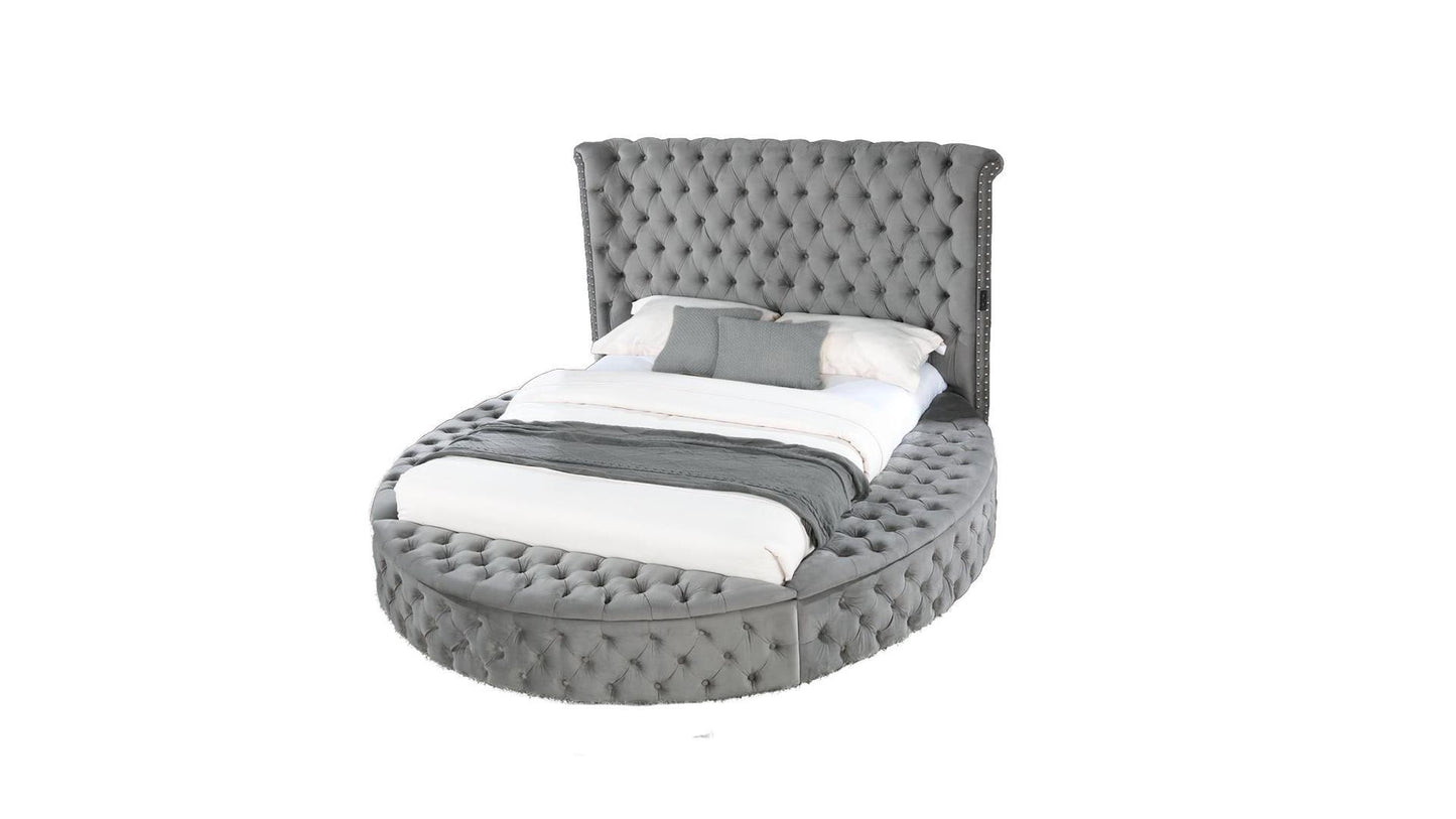 Gray Vanity Hazel - King 5 Piece Bedroom Set