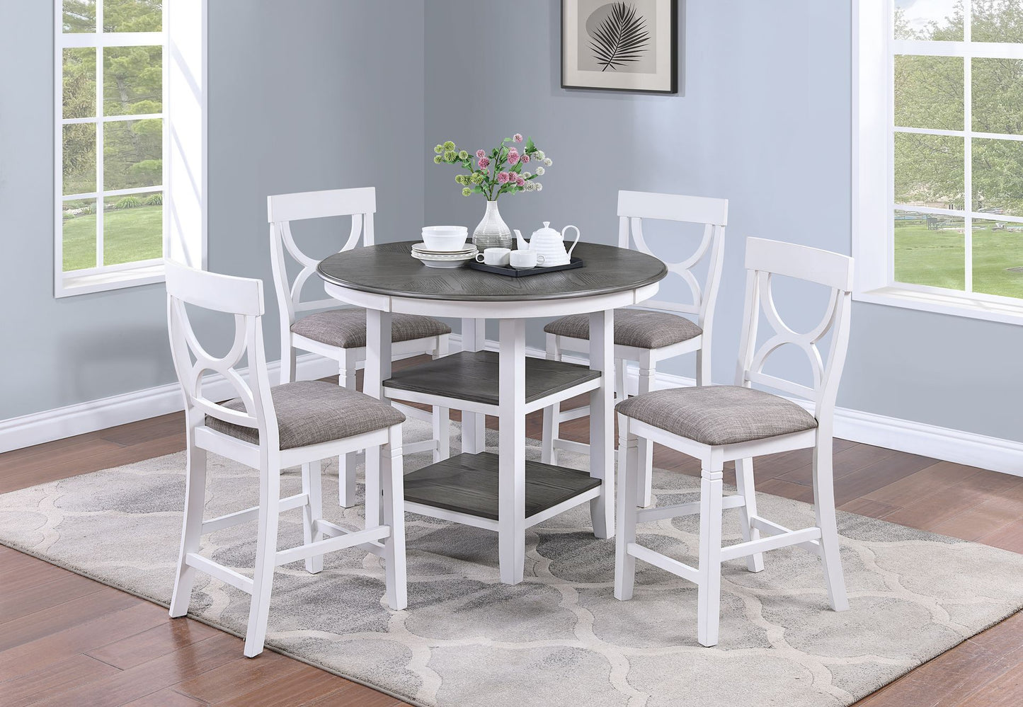 Two Tone 5 Piece Dining Set