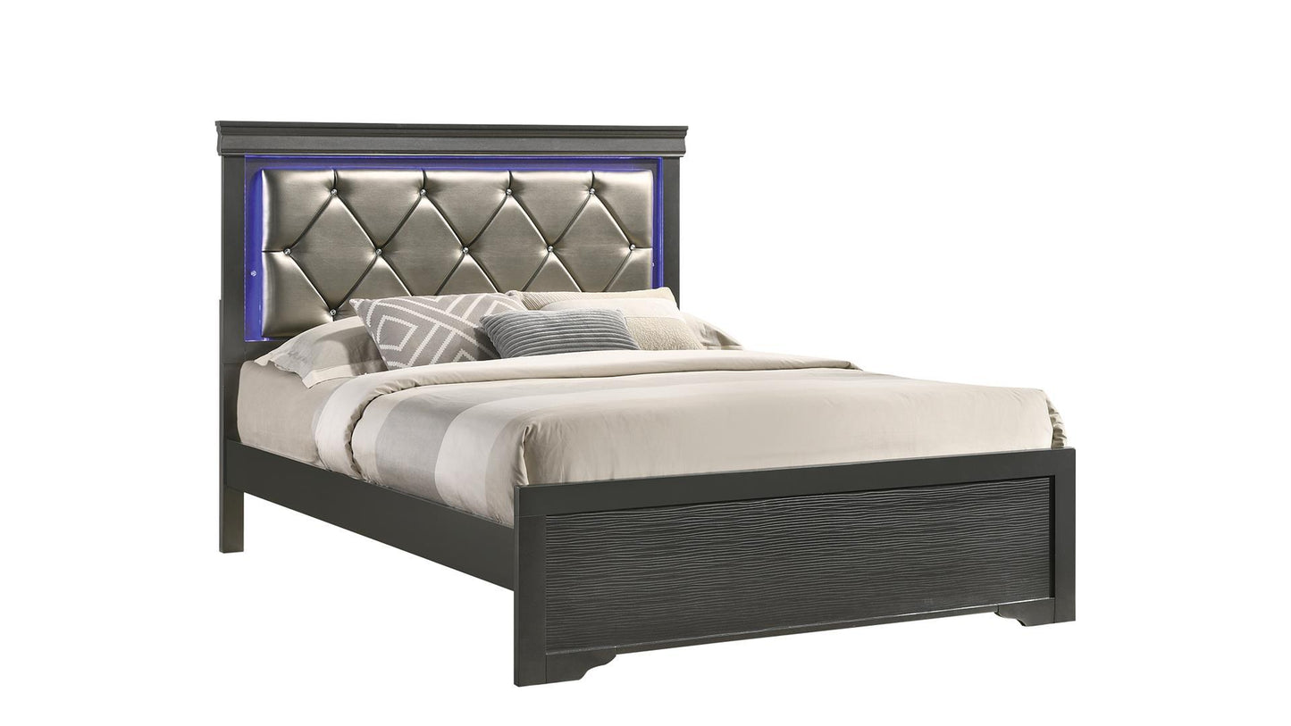 Brooklyn - Twin Bed - Gunmetal