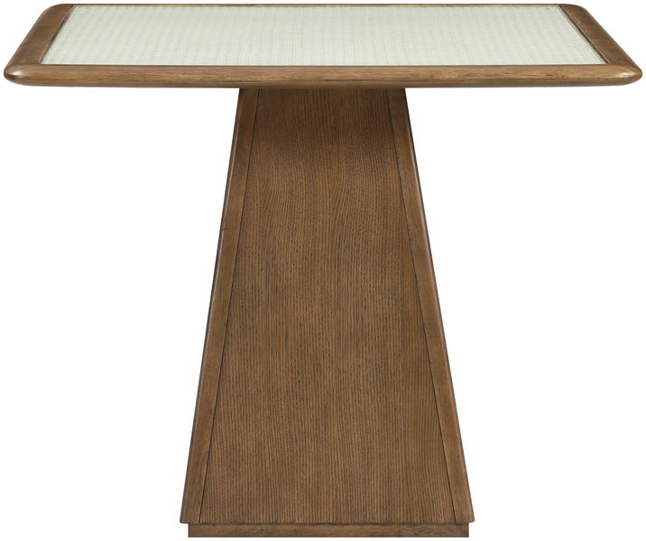 Atrium - Glass Top And Wood Base Dining Table
