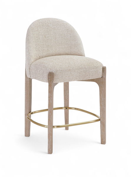 Torino - Counter Stool With Brushed Natural Base