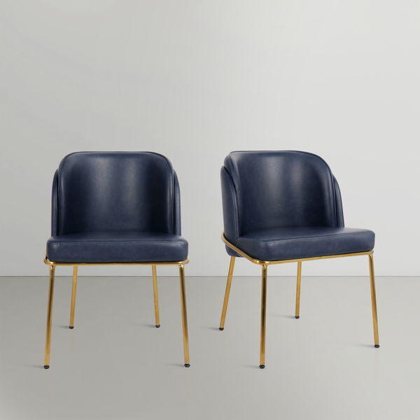Jagger - Dining Chair (Set of 2) - Gold Base