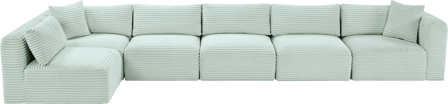 Shaggy - 6 Piece Modular Sectional