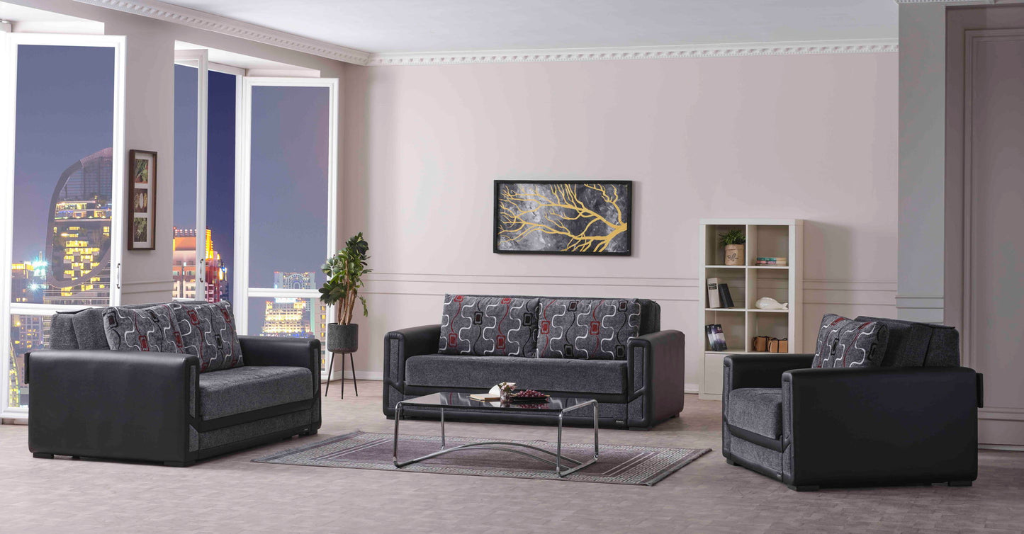 Ottomanson Mondomax - Upholstered Convertible Armchair With Storage
