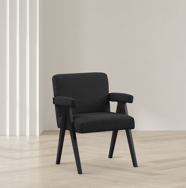 Woodloch - Accent Chair With Black Frame