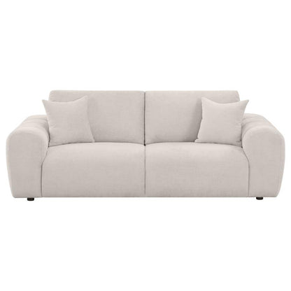Burnett - Chenille Upholstered Wide Arm Sofa