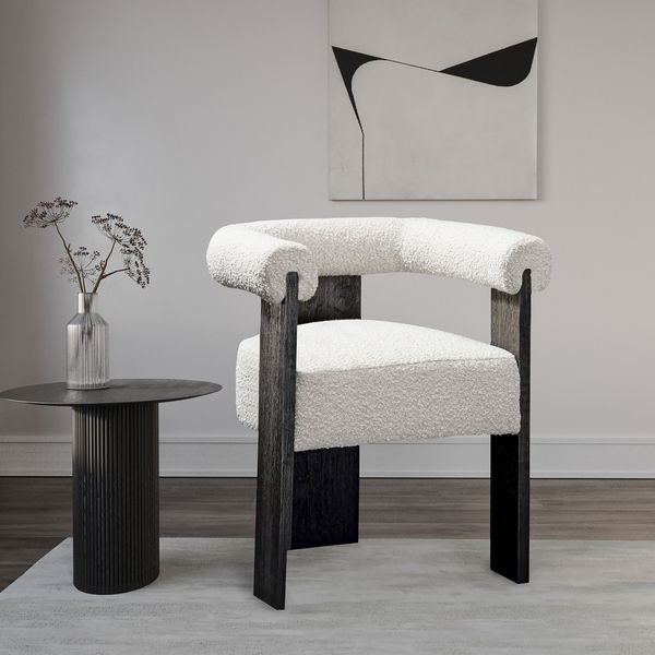 Barrel - Dining Chair - Black Legs