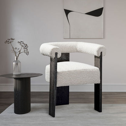 Barrel - Dining Chair - Black Legs