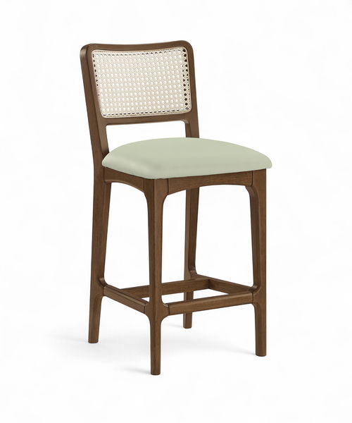 Atrium - Counter Stool With Brushed Brown Base (Set of 2)
