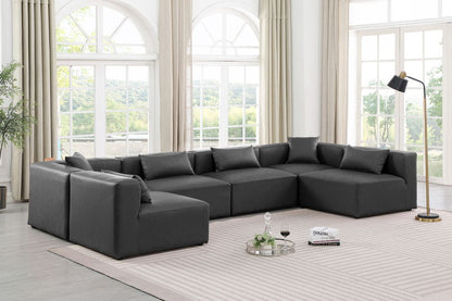 Cube - 6 Piece Modular Armless Sectional