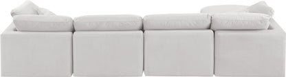 Indulge - Velvet 5 Piece Modular Sectional With Chaise
