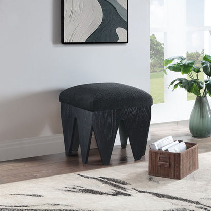 Altair - Fabric Bench - Black Base