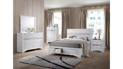 Matrix White - Queen 4 Piece Bedroom Set