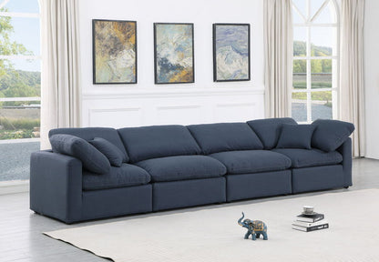 Indulge - Linen 4 Seat Modular Sofa