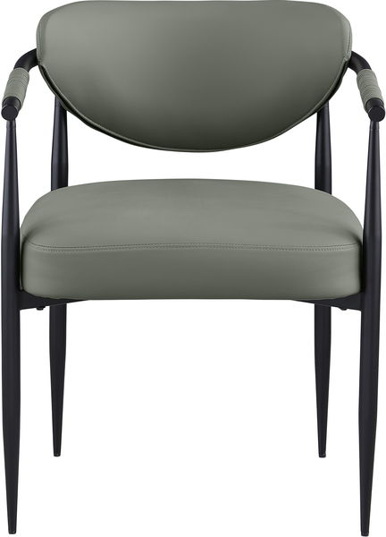 Virella - faux Leather Upholstered Dining Chair (Set of 2) - Black Base