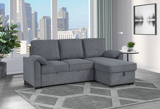 U0808 - Reversible Sofa Bed - Dark Gray