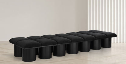 Pavilion - 14 Piece Modular Bench With Black Base
