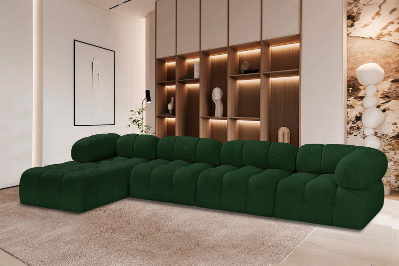 Ames - 5 Piece Fabric Modular Sectional
