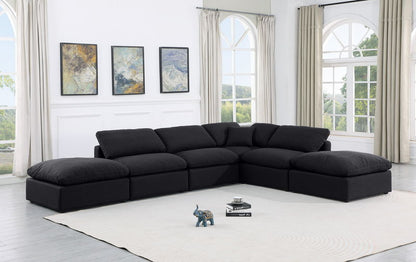 Indulge - Linen 6 Piece Modular Armless Sectional