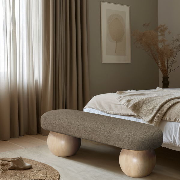 Bowie - Bench - Light Brown Legs