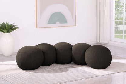 Apollo - Boucle Fabric Bench