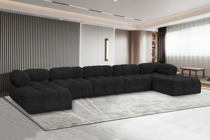 Ames - 7 Piece Fabric Modular U-Shaped Sectional