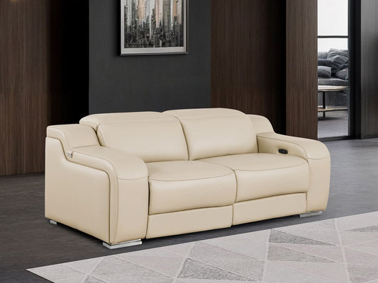 1116 - 2-Piece Modular Power Reclining Loveseat In With 2 Power Recliners & Power Headrests