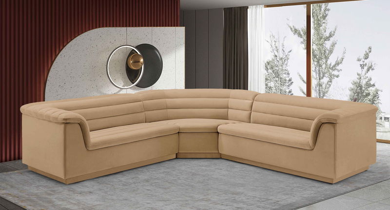 Cascade - Velvet Modular Sectional