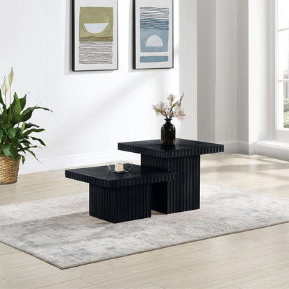 Spencer - Oak Veneer 2 Piece Coffee Table