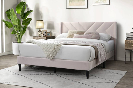 Light Pink Queen Bed