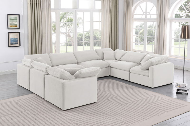 Indulge - Velvet 8 Piece Modular Sectional