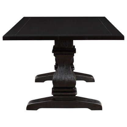 Parkins - Rectangular Dining Table - Rustic Espresso