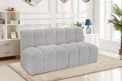 Arc - Boucle Fabric 2 Seats Modular Sofa