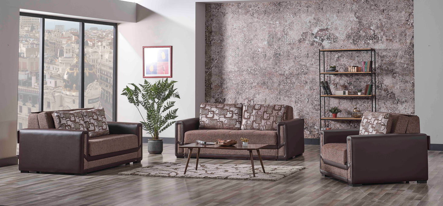 Ottomanson Mondomax - Upholstered Convertible Armchair With Storage