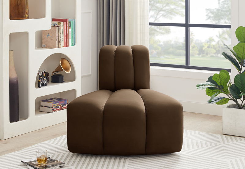 Arc - Velvet Reverse Corner Chair