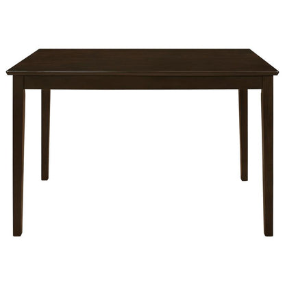 Guillen - 5 Piece Rectangular Dining Table Set - Cappuccino