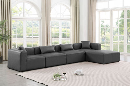 Cube - 5 Piece Modular Sectional With Chaise