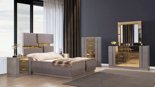 Lorenzo - King 5 Piece Bedroom Set